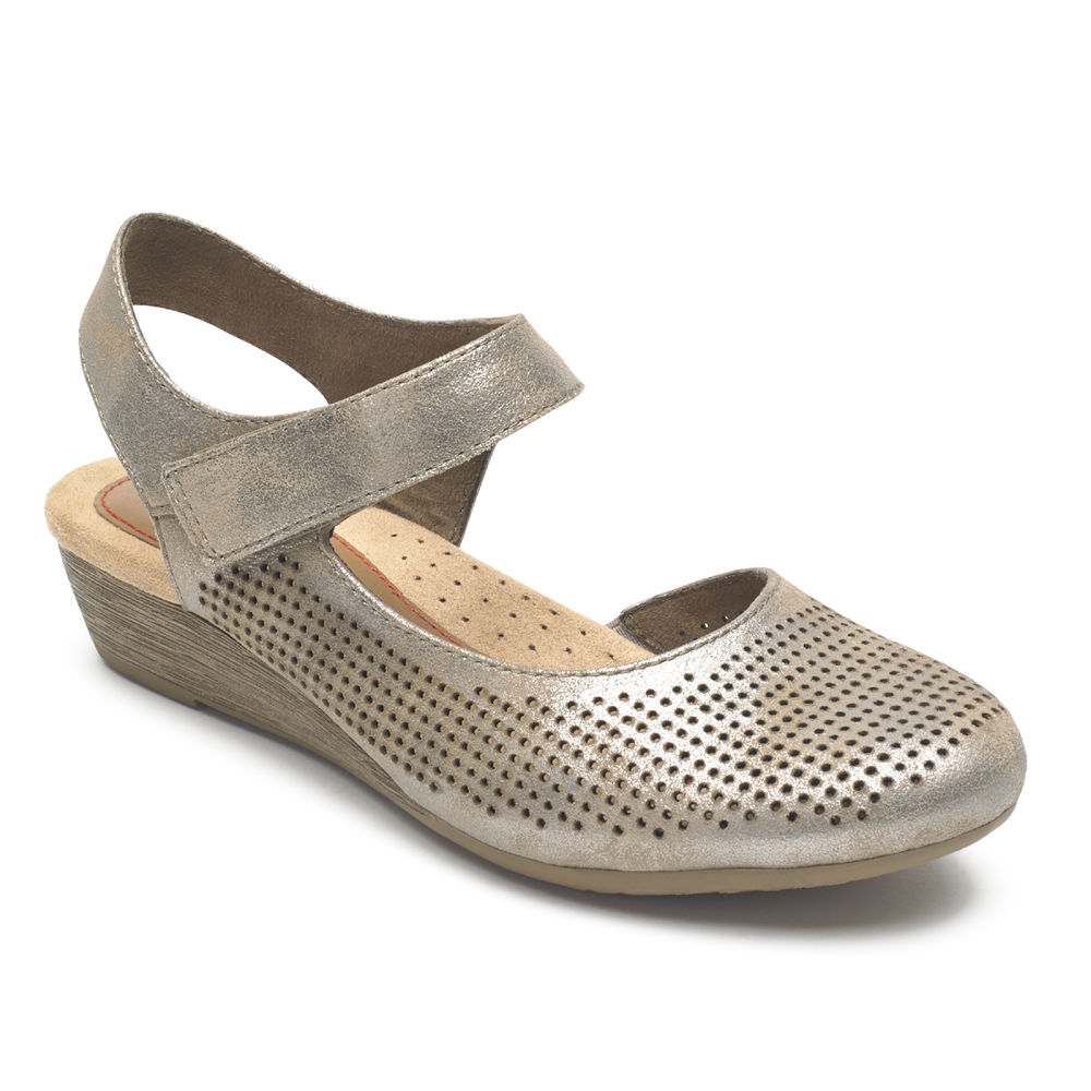 Rockport Wedges Dame Gull - Cobb Hill Judson Ballet Mid - BLDR31954